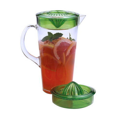 Fruit Pitcher with Squeezer & Salad Bowl